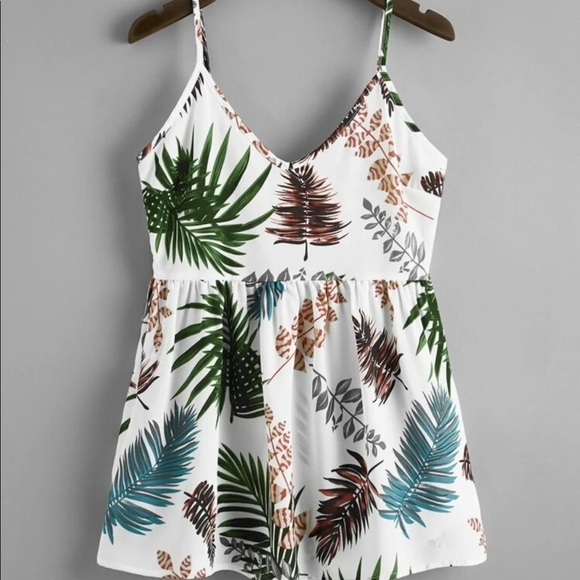 NWOT Palm Print Cami Top - Picture 1 of 4